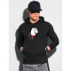 Black hooded sweatshirt Lama B1154 - Mens Sweaters| Sweaters online Black hooded sweatshirt Lama B1154 Premium