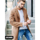 Elegantiškas rudas vyriškas paltas Sugal JB/1047Z - Akcija Elegantiškas rudas vyriškas paltas Sugal JB/1047Z