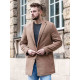 Akcija Elegantiškas rudas vyriškas paltas Sugal JB/1047Z