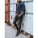 Mens dark blue jacket with orange details Karen TX3783 - Mens Jackets and Coats Mens dark blue jacket with orange details Karen TX3783