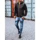 Mens black jacket with orange details Olen TX3785 - Mens Jackets and Coats Mens black jacket with orange details Olen TX3785