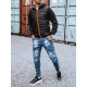 Mens black jacket with orange details Olen TX3785 - Mens Jackets and Coats Mens black jacket with orange details Olen TX3785
