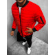 Mens quilted red jacket Minti JS/MY02Z - Mens Jackets and Coats Mens quilted red jacket Minti JS/MY02Z