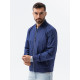 Vyriška tamsiai mėlyna striukė Cory C439 - Mens Jackets and Coats Vyriška tamsiai mėlyna striukė Cory C439