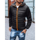 Mens black jacket with orange details Olen TX3785 - Mens Jackets and Coats Mens black jacket with orange details Olen TX3785