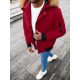 Bomber-style winter burgundy men's jacket Lemor JS/201901 - Men's Jackets and Coats Bomber-style winter burgundy men's jacket Lemor JS/201901