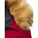 Bomber-style winter burgundy men's jacket Lemor JS/201901 - Men's Jackets and Coats Bomber-style winter burgundy men's jacket Lemor JS/201901