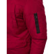 Bomber-style winter burgundy men's jacket Lemor JS/201901 - Men's Jackets and Coats Bomber-style winter burgundy men's jacket Lemor JS/201901