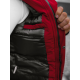 Bomber-style winter burgundy men's jacket Lemor JS/201901 - Men's Jackets and Coats Bomber-style winter burgundy men's jacket Lemor JS/201901