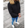 Myynti Bomber talvitakki miehille Lemor musta JS/201901
