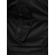 Miesten musta takki turkiksella Premium JS/22M317/392 - Miesten takit ja takit Miesten musta takki turkiksella Premium JS/22M317/392 Premium