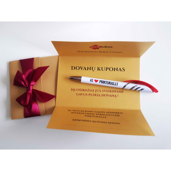 20 € Dovanų čekis dovana - Vyriškos Striukės ir Paltai 20 € Dovanų čekis dovana