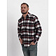 Men's burgundy checked shirt Marino Shirts