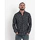 Men's dark blue checked shirt Marino Shirts
