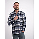 Men's navy blue checked shirt Marino Shirts