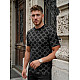 Men's black T-shirt Jeff T-shirt