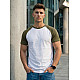 Men's white/khaki shirt Dilan T-shirt