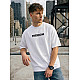 Men's white shirt Freedom T-shirt with slogans
