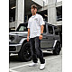 Men's white shirt Patron T-shirt with slogans