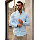 Blue elegant shirt Milet O/V54