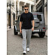 Men's Black T-Shirt Summer