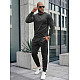 Dark gray velour set by Bill