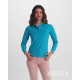 Women's blue long sleeve polo shirt Estrella T-shirt | Polo Roly