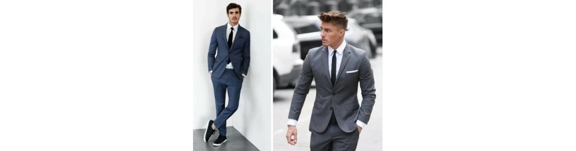 Vyriškas stilius: švarkas ir juodos kelnės?