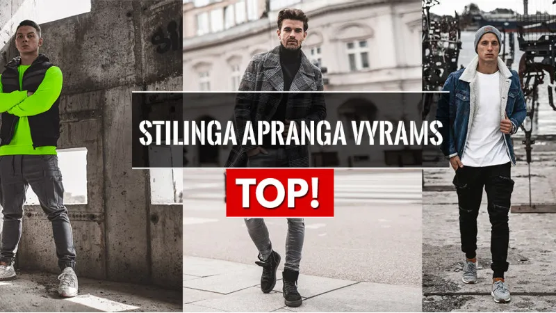 Stilingi rūbai vyrams: kaip derinti drabužius
