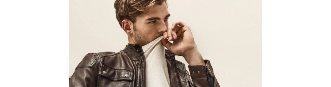 Vyriškos odinės striukės