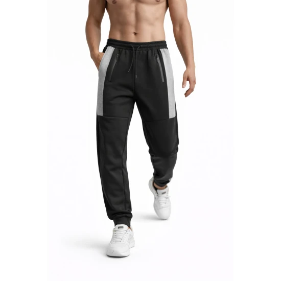 Vyriškos juodos kelnės Jackson Laisvalaikio kelnės