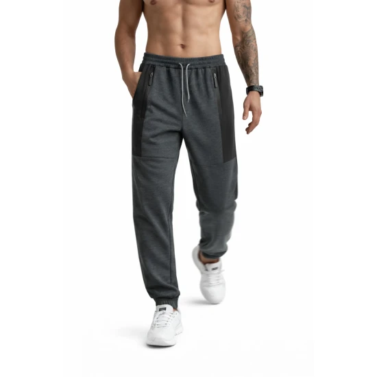 Vyriškos tamsiai pilkos kelnės Jackson Laisvalaikio kelnės