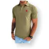 Chaki polo marškinėliai Horen PX0590 Premium