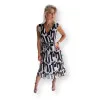 Pink - black womens dress Ulala EY1902