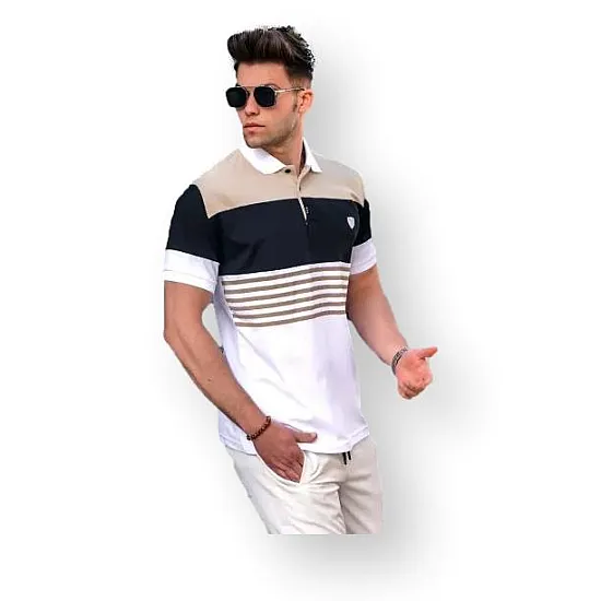 Vyriški balti - rudi marškinėliai Eken PK5865 Premium