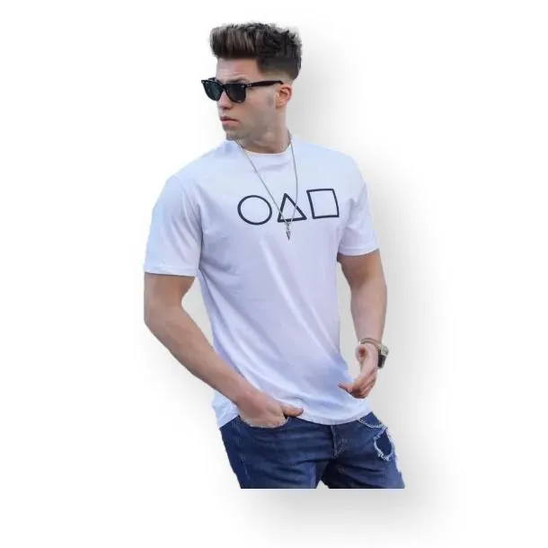 Vyriški balti marškinėliai Game PK5384 Premium