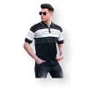 Vyriški polo marškinėliai juodos spalvos Zuna PK5733 Premium