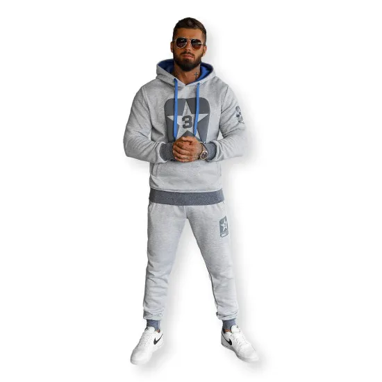Pilkas vyriškas sportinis komplektas Star JS/8C59/2