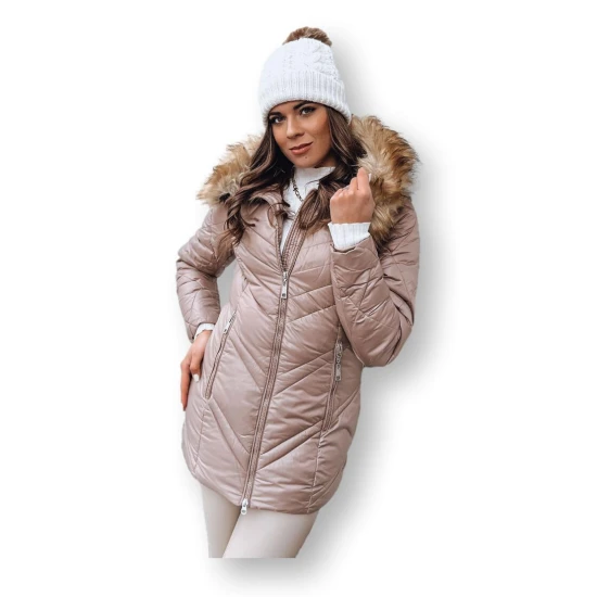 Rusva moteriška žieminė striukė Solar TY4007