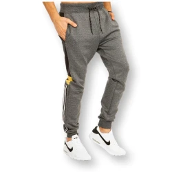 Vyriškos tamsiai pilkos sportinės kelnės Run