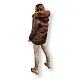 Women's brown winter jacket Doran TY4082