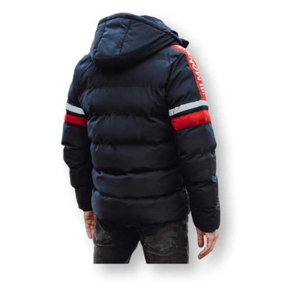 Vyriška mėlyna žieminė striukė Race TX4568