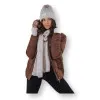 Women's brown jacket Risk TY4080