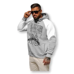 Vyriškas pilkas džemperis No Discipline