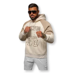 Vyriškas rusvas džemperis No Discipline