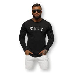 Vyriškas juodas megztinis Hug