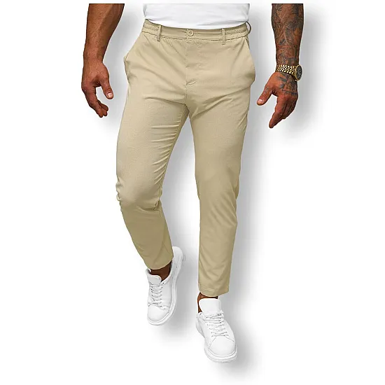 Men's brown trousers Barber O/1411SP