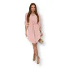 Glow peach dress 28352