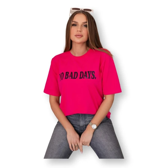 Moteriški rožiniai marškinėliai Days 28442