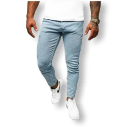 Vyriški šviesiai mėlyni džinsai Karum